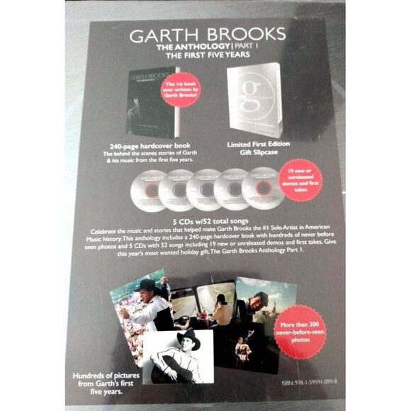 Garth Brooks The Anthology Part 1 The First Five Years Limited 1st Edition 5 CDs - Picture 4 of 7